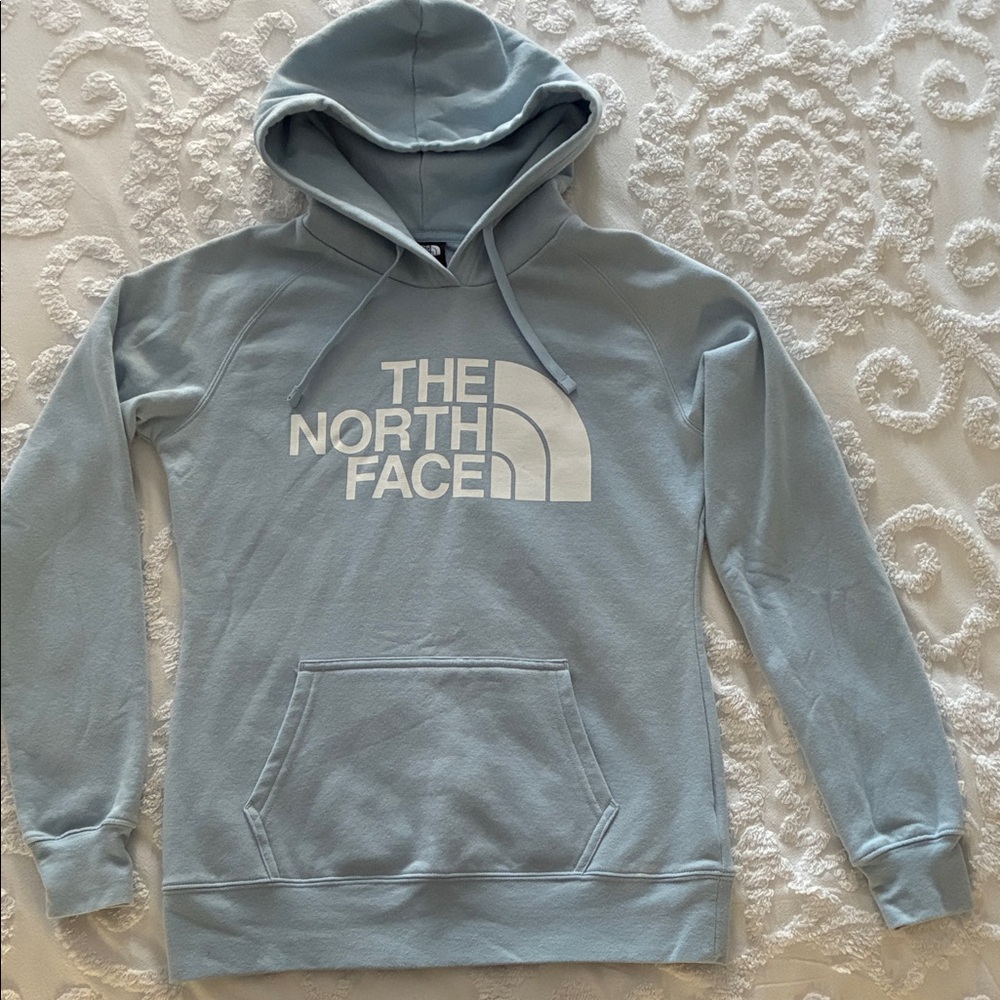 The North Face Light Blue Hoodie - Picture 2 of 3